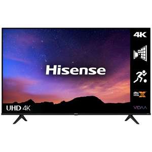 Hisense 43A6GTUK 43" 4K UHD HDR Smart TV - £292.50 / 50'' £362.50 / 55'' £392.50 / 65'' £512.50 delivered with code @ Fashion World