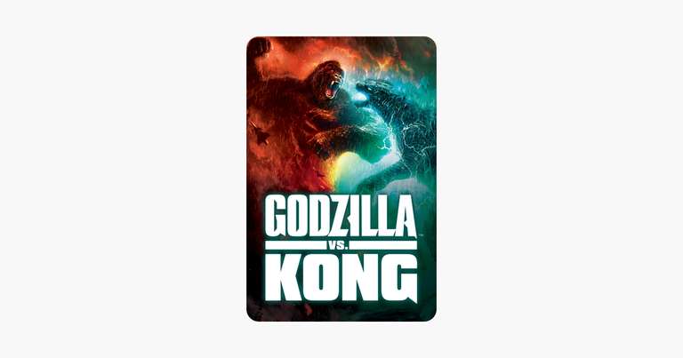 Godzilla vs Kong - iTunes / Apple TV - Rent £1.99 (4K)