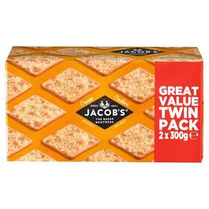 Jacob's Cream Crackers, 2x300g - two twin packs for £3 (equivalent to 75p each) instore at Farmfoods (Pontefract)