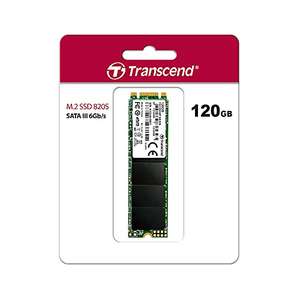 SSD M.2 internal Transcend MTS820S 120 GB 3D TLC NAND £17.40 (+£4.49 Non Prime) @ Amazon