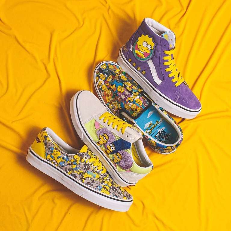 Vans x Simpsons Collection Shoe Sale From £31.20 + £5 delivery under £45 @ Vans