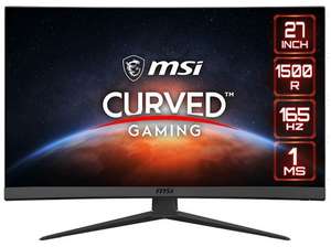 MSI Optix G27C6 27in FHD 165Hz 1500R 1ms Curved Gaming Monitor £182.50 delivered with code @ Fashion World