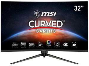 MSI Optix AG321CR 32in 1ms 165Hz 1500R Gaming Monitor £182.50 delivered with code @ Fashion World