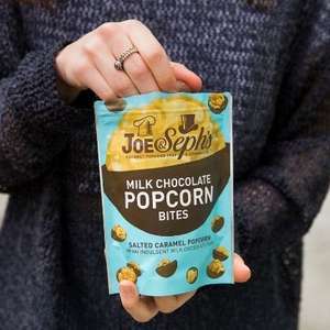 Two free popcorn bites pouches from Joe & Seph’s on 1st October, + £2.50 delivery @ Vodafone VeryMe Rewards