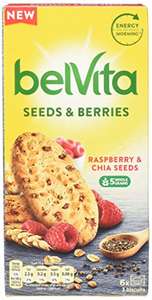 Belvita Raspberry & Chia Seed Biscuits 270g - £1.50 (+£4.49 Non-Prime) @ Amazon