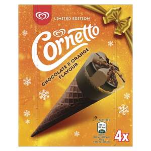 Chocolate orange cornetto pack of 4 - 45p @ Asda (Robroyston)