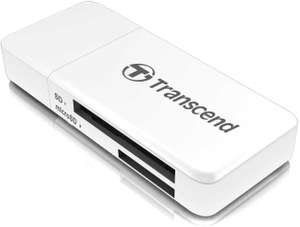 Transcend Multifunctional USB 3.1 Card Reader in White (Also in Pink & Black) £5.99 Prime (+£4.49 Non Prime) at Amazon