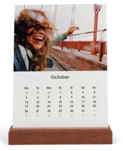 Photo Easel Calendar Free +£3.99 delivery @ Photobox