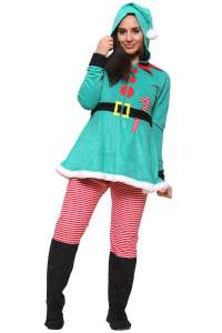 Ladies Christmas Elf Onesie £10.98 Delivered from 5poundstuff
