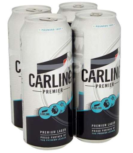 Carling Premier £3.79 for 4x440ml cans @ Home Bargains Denaby