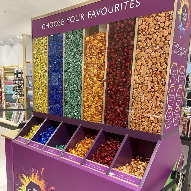 'Customised' Quality Street favourites 1.2 kg tins from £10, in-store (Selected Stores) at John Lewis & Partners