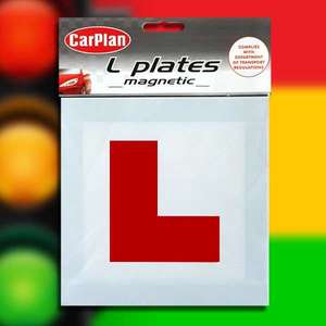 2 X CarPlan Magnetic Car L Plates For Learners £1 delivered at Yankee Bundles