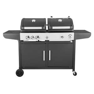 Callow Dual Fuel Gas and Charcoal BBQ With Rotisserie £299 Delivered @ GardenGiftShop