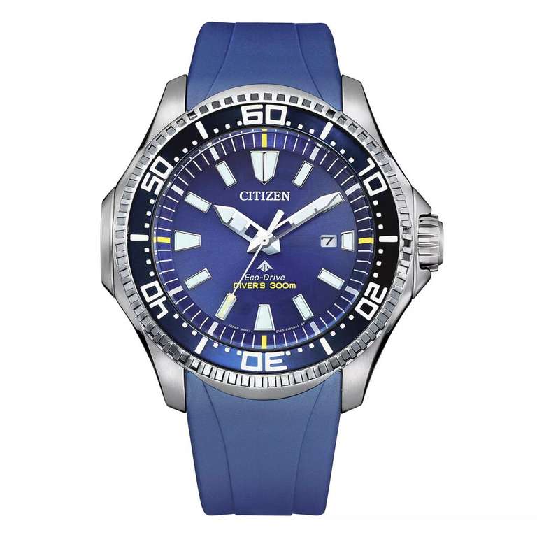 Citizen Promaster Eco-Drive 300m Diver Blue Rubber Strap Watch, £135.30 with code delivered at H.Samuel