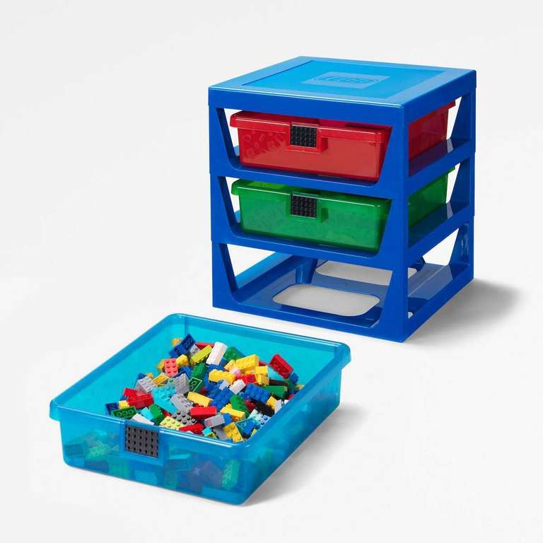 Genuine Lego 3-Drawer Storage Rack System £24.99 at Lidl from Sunday 24th October