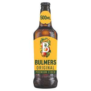 Bulmers Original Cider Bottle 500ml £1 at Morrisons