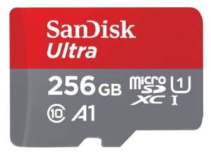 256GB - SanDisk Ultra MicroSDXC Card 120MB/s Class 10 UHS-I ( 10 year warranty) - £26.19 Delivered @ PicStop