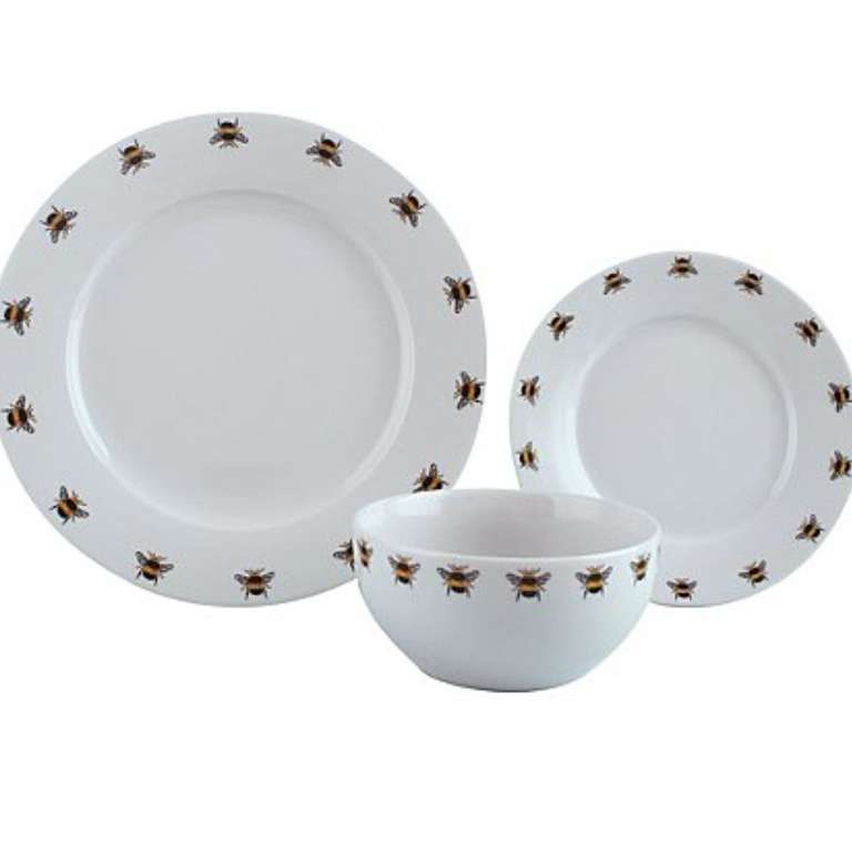 12 piece Honey Bee dinner set reduced to £8 @ Asda South Wales
