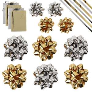 Mixed metallic bumper wrap accessory pack - set of 42 - £1.00 + £2.99 delivery @ Paperchase