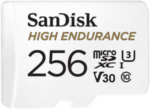 SanDisk High Endurance 100MBs Micro SDXC Card with Adapter 256GB - £32.39 @ Picstop