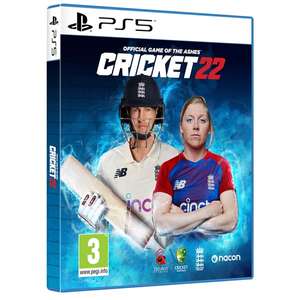 Cricket 22 PS5 £41.85 delivered @ Shopto.Net