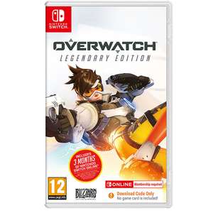 Overwatch Legendary Edition (Download Code) + 3 Months Nintendo Switch Online Access £9.98 delivered @ Game