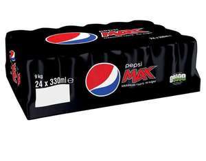 Pepsi Max Cans 24 Pack Case 330ml £6.50 instore @ Texaco Londis Birmingham