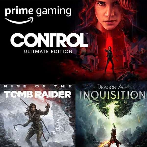 [PC] Control: Ultimate Edition, Rise of the Tomb Raider: 20 Year Celebration, Dragon Age Inquisition - Free @ Amazon Prime Gaming