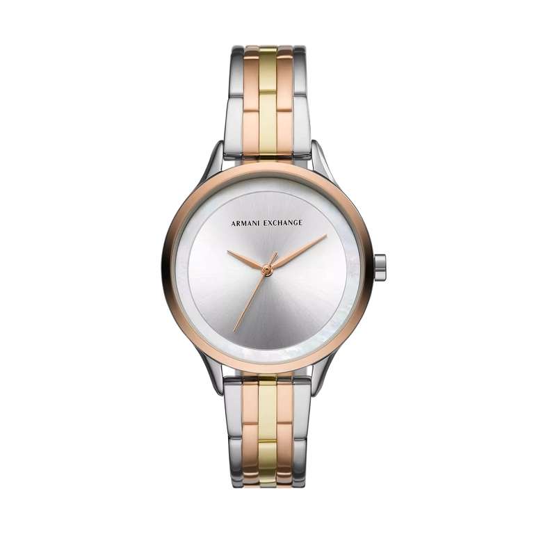 Armani Exchange Ladies' Two Tone Bracelet Watch £60 with code at H Samuel