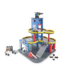 Wooden Garage With Accessories Also Airport/pirate Ship/ Rocket Available 19.99 plus postage from Aldi
