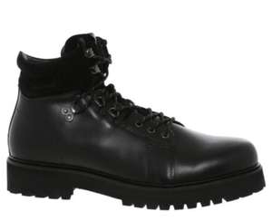 All Saints Men Black Leather Boots Size 10 only - £99.99 @ TK Maxx