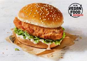 50% off KFC Original Recipe Vegan Burger - £1.99 @ KFC