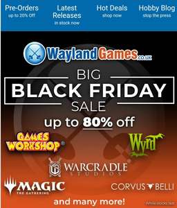 Early black Friday deals @ Wayland Games