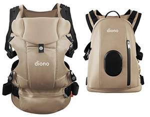 Diono Carus Complete, 4-in-1 Baby Carrier System with Detachable Backpack, from 3.2-15 kg, Sand (2018 Model) £52.63 @ Amazon