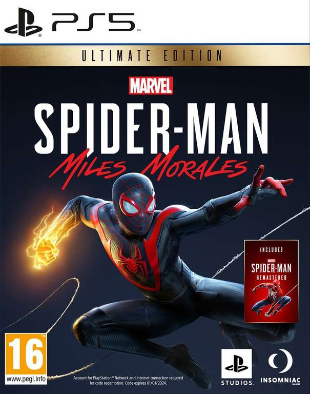 Marvel's Spider-Man: Miles Morales Ultimate Edition (PS5) £46.74 with code @ Boss Deals / eBay