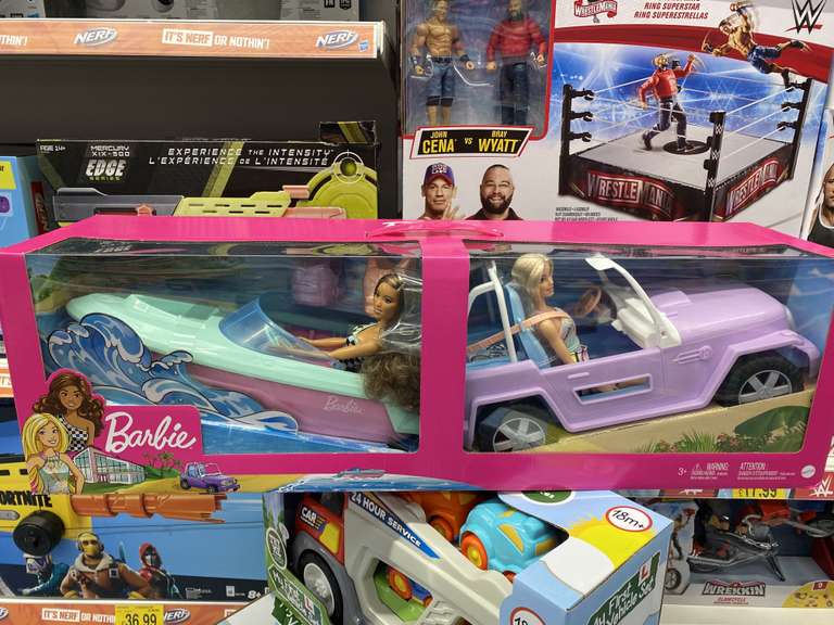 Barbie Boat & Jeep with 2 Dolls £34.99 at B&M Warrington