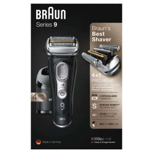 Braun Series 9 Electric Wet & Dry Shaver with Cleaning & Charging Station, 9360cc £184.99 Costco