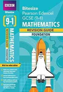 BBC Bitesize Edexcel GCSE (9-1) Maths Foundation RG Kindle (BBC Bitesize GCSE 2017) - free Kindle edition @ Amazon
