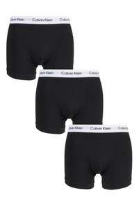 3 Pack Cotton Stretch Trunks Men's - Calvin Klein £35.94 delivered @ Sock Shop