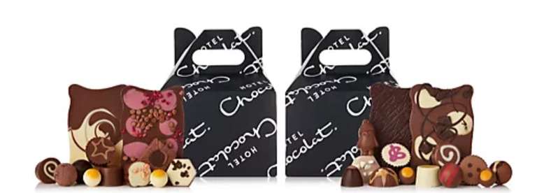 Hotel Chocolat 140 Piece Luxury Chocolate with Gift Boxes & Bags £42.94 + £4.95 delivery at QVC