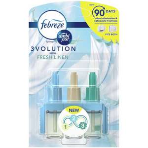 Febreeze 3 volution refil with free plug £2.50 (+£5 delivery) at Wilko