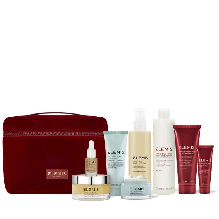 Elemis Pro Collagen Face & Body 8 Piece Gift of Skin Radiance £58.91 Delivered (4 Easy Pays) @ QVC