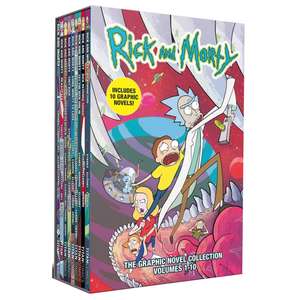 Rick and Morty The Graphic Novel Collection Volumes 10 Books Box Set £29.99 + £2.99 delivery at Books4People