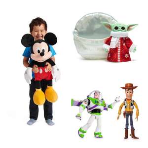 An extra 24% off toys, costumes and stationery e.g Large soft toys £19 + £3.95 P&P / Medium soft toys £12.76 + £3.95 P&P @ shopDisney