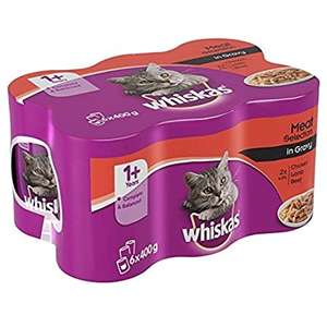 Whiskas meat selection 1 year+ in Gravy 6 x 400g cans £3.38 @ Tesco (Dungannon)
