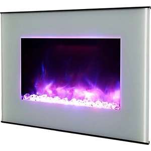 Lingga White Electric Fire £26 (Limited Instore Stock) at B&Q