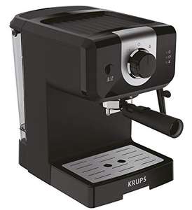 Krups Opio Steam & Pump XP320810 Espresso Coffee Machine, 1.5L, Black, Cappuccino £80.99 @ Amazon