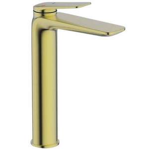 Aero Tall Basin Mixer Tap brushed brass £85 Free delivery within 3 days @ Homebase