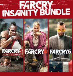 Far Cry Insanity Bundle inc. Far Cry 3 Classic, Far Cry 4 & Far Cry 5 [Xbox One / Series X|S - Via VPN] £13.16 @ Xbox Store Brazil