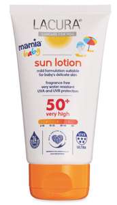 Aldi suncream reduced in store Hatfield e.g Mamia Baby Sun Lotion SPF50+ 99p
